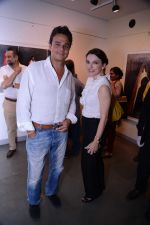 Nikhil Nayar and wife Samantha Nayar at the Maimouna Guerresi photo exhibition in association with Tod_s in Mumbai.JPG